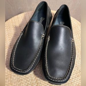 Rockport Black Leather Driving Mocs Men’s Size 9